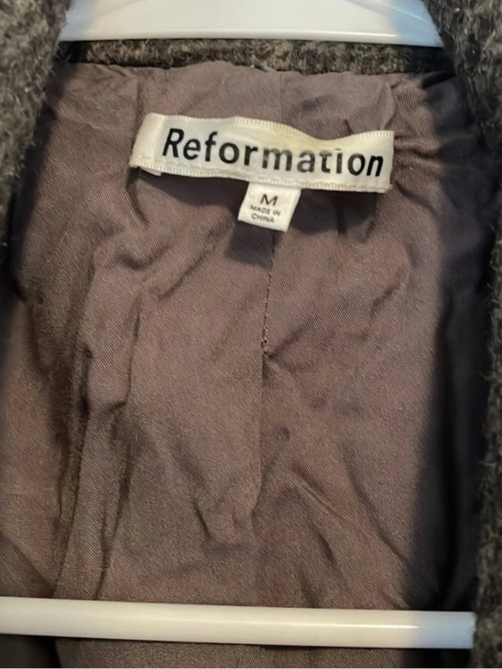 Reformation Wool Baker Coat - Picture 3 of 5